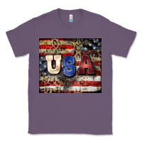 Lavender usa Classic Tee - CowGirlArtShop