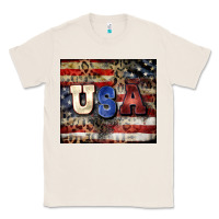 Natural usa Classic Tee - CowGirlArtShop