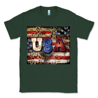 Sports Green usa Classic Tee - CowGirlArtShop