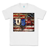White usa Classic Tee - CowGirlArtShop