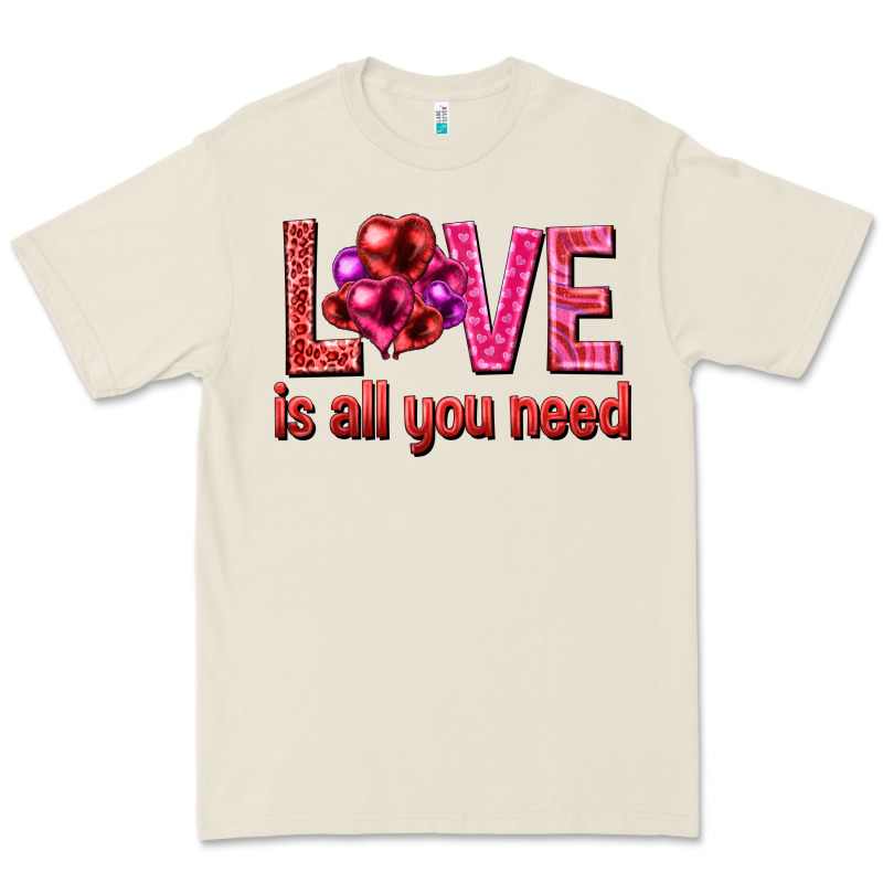 Love Is All You Need Valentine's Day Premium Tee by HowdyJamesFarm | Teevron