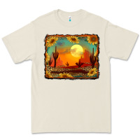 Bone western desert sunset background Premium Tee - RanaPortraitStore