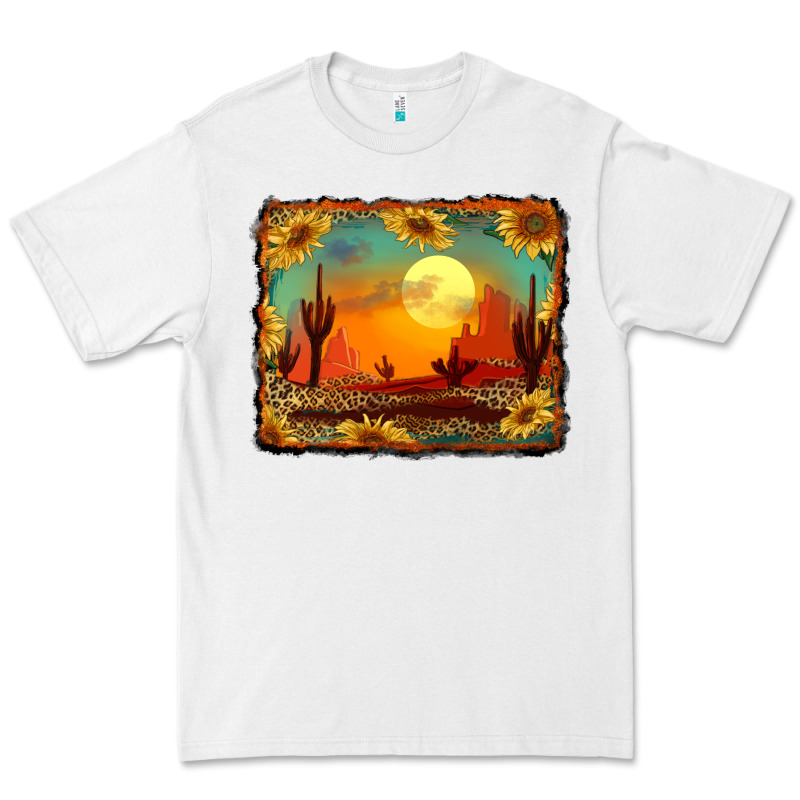 Western Desert Sunset Background Premium Tee by RanaPortraitStore | Teevron