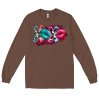 Chestnut Western Xoxo Long Sleeve Tee - FaDigitalArtStudio