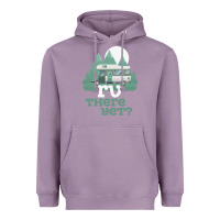 Lavender funny camping tee there yet camper rv car Heavyweight Hoodie - baoMotion