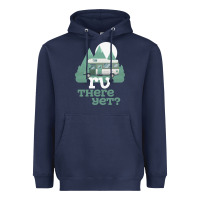 Navy funny camping tee there yet camper rv car Heavyweight Hoodie - baoMotion