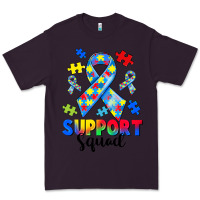 Plum support squad autism Premium Tee - CowGirlArtShop