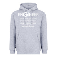 Heather Grey #engineer   #noun Heavyweight Hoodie - baoMotion