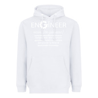 White #engineer   #noun Heavyweight Hoodie - baoMotion