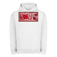 Pigment Lunar Rock Pink Love Kiss Valentine's Day Urban Hoodie - RanaPortraitStore
