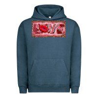 Pink Love Kiss Valentine's Day Urban Hoodie | Teevron