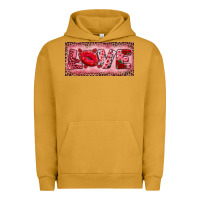Pigment Peanut Butter Pink Love Kiss Valentine's Day Urban Hoodie - RanaPortraitStore