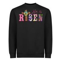 Black easter he ıs risen Heavyweight Sweatshirt - AdoDesignShop