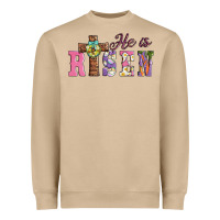 Mushroom easter he ıs risen Heavyweight Sweatshirt - AdoDesignShop