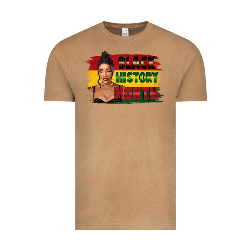 Black History Month Black Girl Vintage Tee by FaDigitalArtStudio | Teevron