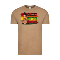Vintage Coffee black history month black girl Vintage Tee - FaDigitalArtStudio