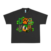 Pigment Black St. Patricks Dog Mom Urban Heavy Tee - FaDigitalArtStudio