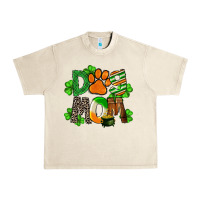 Sandshell St. Patricks Dog Mom Urban Heavy Tee - FaDigitalArtStudio