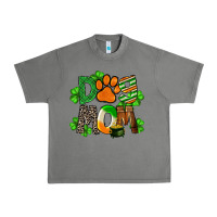 Tornado St. Patricks Dog Mom Urban Heavy Tee - FaDigitalArtStudio