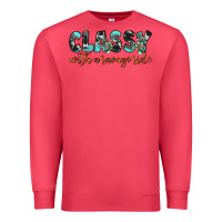 Cardinal classy with a savage side Premium Sweatshirt - JahusDesignShop