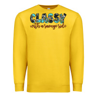 Lemon classy with a savage side Premium Sweatshirt - JahusDesignShop
