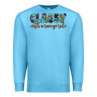 Ocean Blue classy with a savage side Premium Sweatshirt - JahusDesignShop