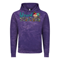 Cloud Purple blessed teacher Vintage Hoodie - BundleAndBundleShop