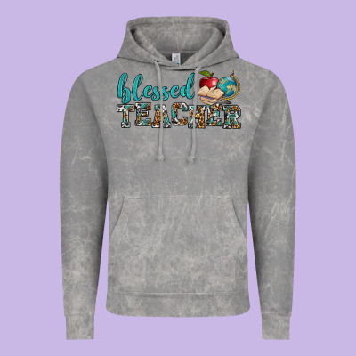 Blessed Teacher Vintage Hoodie Designed By Bundleandbundleshop