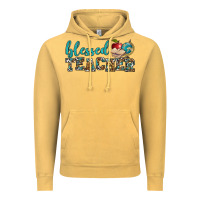 Vintage Mustard blessed teacher Vintage Hoodie - BundleAndBundleShop