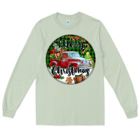 Matcha Merry Christmas Truck Long Sleeve Tee - FaDigitalArtStudio