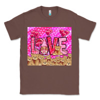 Chestnut Love gnome with bear tumbler Valentine's Day Classic Tee - HowdyJamesFarm