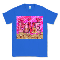 True Royal Love gnome with bear tumbler Valentine's Day Classic Tee - HowdyJamesFarm
