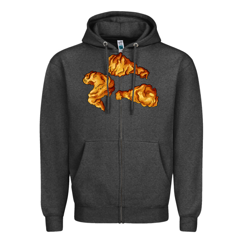 Nuggets Zipper Hoodie by AdoDesignShop | Teevron