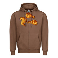 Chestnut nuggets Zipper Hoodie - AdoDesignShop