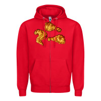 Red nuggets Zipper Hoodie - AdoDesignShop