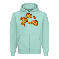 Seafoam nuggets Zipper Hoodie - AdoDesignShop