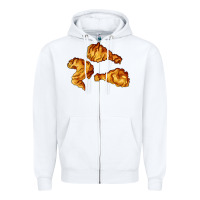 White nuggets Zipper Hoodie - AdoDesignShop