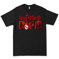 Black Hey there Cupid Valentine's Day Premium Tee - HowdyJamesFarm