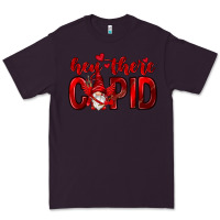 Plum Hey there Cupid Valentine's Day Premium Tee - HowdyJamesFarm