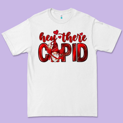 Hey There Cupid Valentine's Day Premium Tee Designed By Howdyjamesfarm