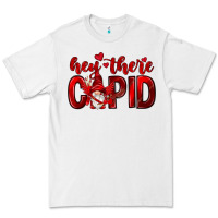 White Hey there Cupid Valentine's Day Premium Tee - HowdyJamesFarm