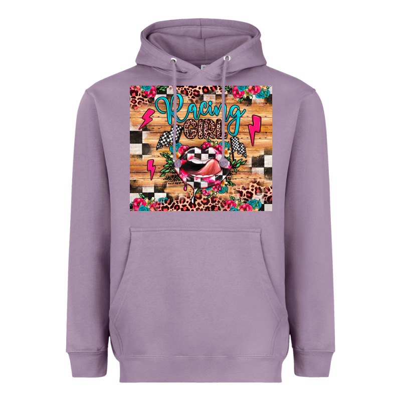 Racing Girl Heavyweight Hoodie by JahusDesignShop | Teevron