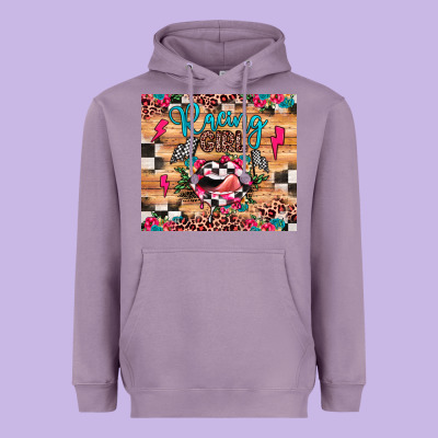 Racing Girl Heavyweight Hoodie Designed By Jahusdesignshop
