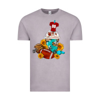 Vintage Zinc Football Frappe Coffee Vintage Tee - FaDigitalArtStudio