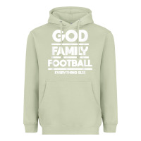 Matcha god family football christian faith shirt Heavyweight Hoodie - baoMotion