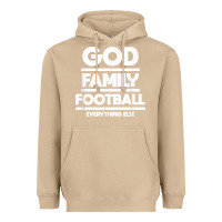 Mushroom god family football christian faith shirt Heavyweight Hoodie - baoMotion