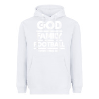 White god family football christian faith shirt Heavyweight Hoodie - baoMotion