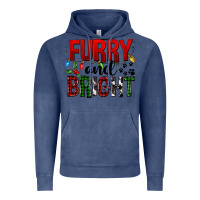 Vintage Denim Furry And Bright Vintage Hoodie - FaDigitalArtStudio