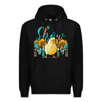 Black Western Show Mom Baby Chick Premium Hoodie - LillyAllenDesigns