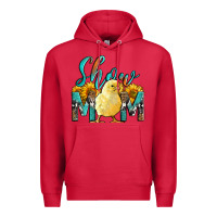 Cardinal Western Show Mom Baby Chick Premium Hoodie - LillyAllenDesigns
